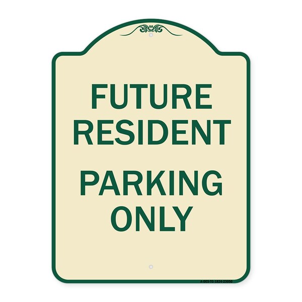 Signmission Reserved Parking Future Resident Parking Heavy-Gauge Aluminum Sign, 24" x 18", TG-1824-23050 A-DES-TG-1824-23050 - main